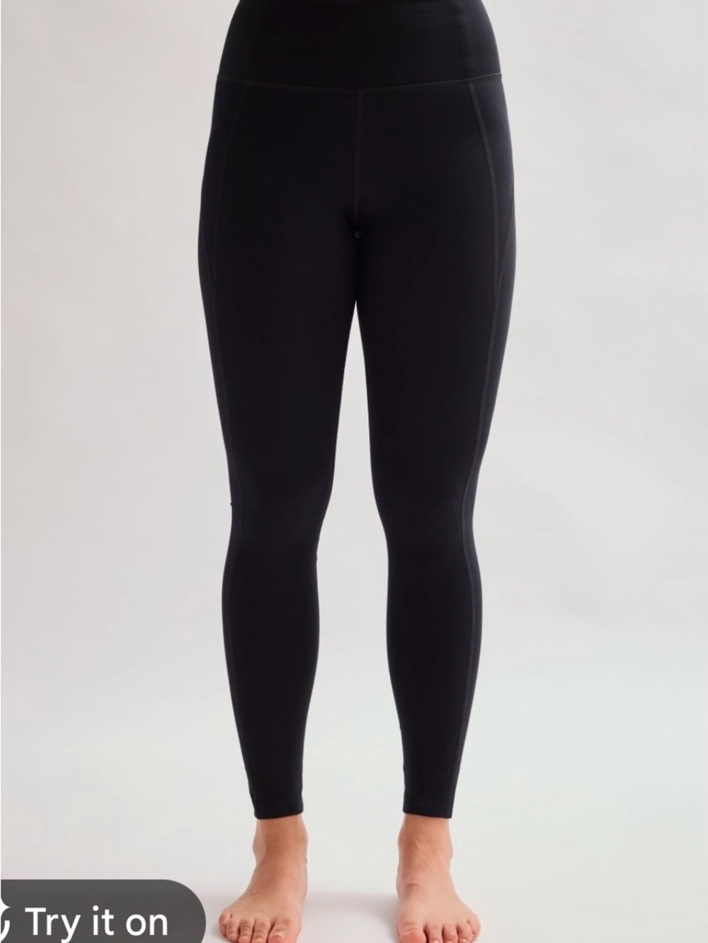 girlfriend collective Black High-Rise Performance Leggings